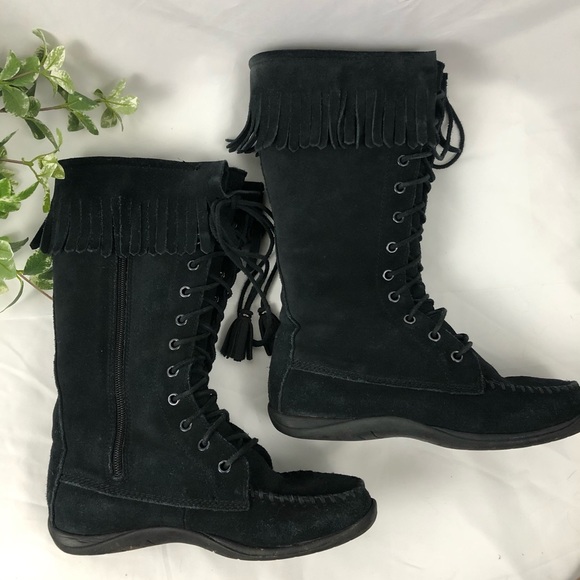 bean boots black